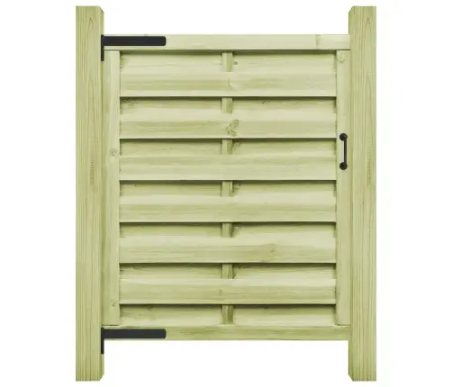 Dārza Vārti, Impregnēts Priedes Koks, 100X125 Cm, Zaļi Vidaxl