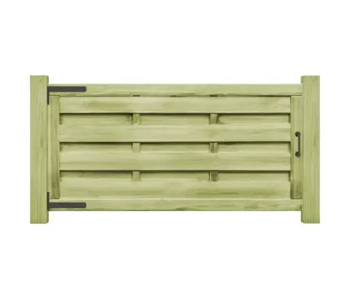 Dārza Vārti, 2 Gab., Impregnēta Priede, 150X75 Cm, Zaļi Vidaxl