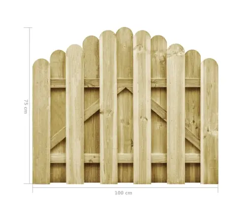 Aiavärav, Immutatud Männipuit, 100 X 75 Cm