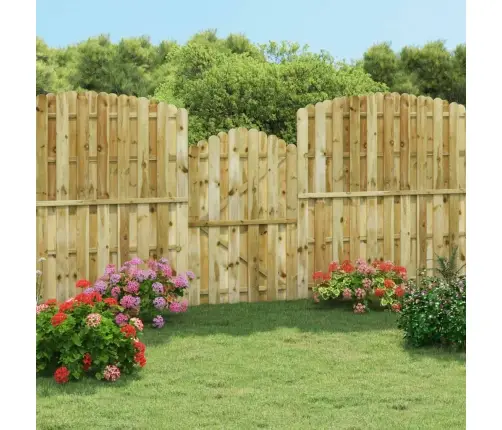 Sodo Vartai, 100X150cm Impregnuota Pušies Mediena