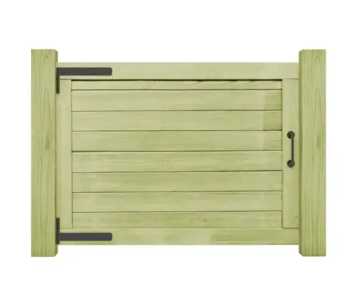 Dārza Vārti, Impregnēts Priedes Koks, 75X100 Cm Vidaxl