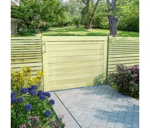 Dārza Vārti, Impregnēts Priedes Koks, 75X100 Cm Vidaxl