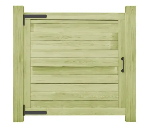 Dārza Vārti, Impregnēts Priedes Koks, 100X100 Cm Vidaxl