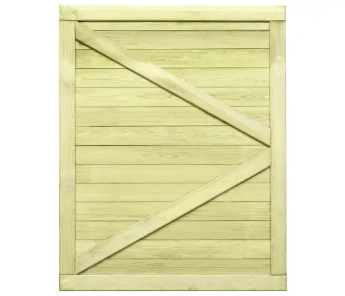 Sodo Vartai, 125X100cm Impregnuota Pušies Mediena