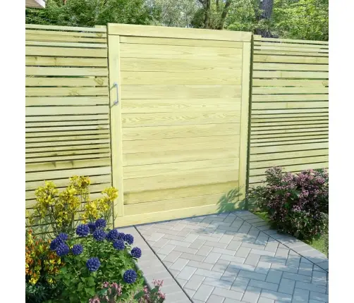 Sodo Vartai, 125X100cm Impregnuota Pušies Mediena