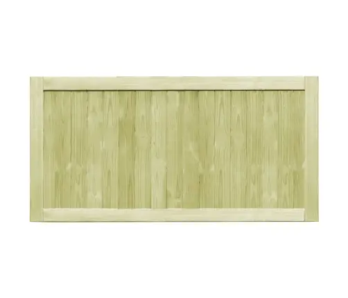 Dārza Vārti, 2 Gab., Impregnēts Priedes Koks, 300X75 Cm Vidaxl