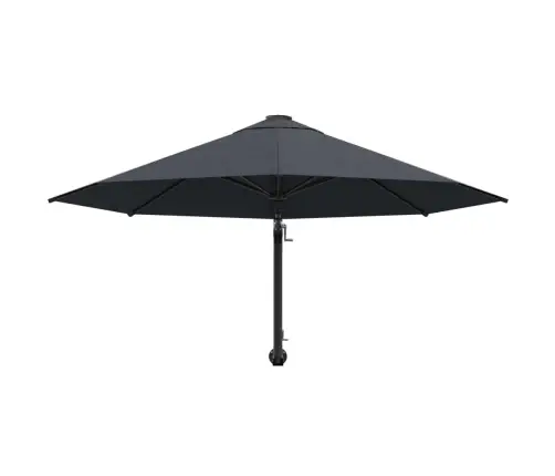 Saulessargs Ar Metāla Kātu, Antracītpelēks, 300 Cm Vidaxl