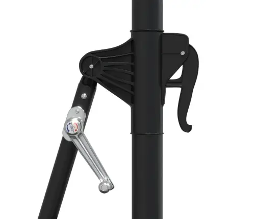 Saulessargs Ar Metāla Kātu, Antracītpelēks, 300 Cm Vidaxl