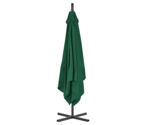 Dārza Saulessargs Ar Tērauda Kātu, 250X250 Cm, Zaļš Vidaxl Dārza Saulessargs Ar Tērauda Kātu, 250X250 Cm, Zaļš Vidaxl