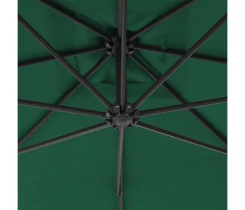 Dārza Saulessargs Ar Tērauda Kātu, 250X250 Cm, Zaļš Vidaxl Dārza Saulessargs Ar Tērauda Kātu, 250X250 Cm, Zaļš Vidaxl