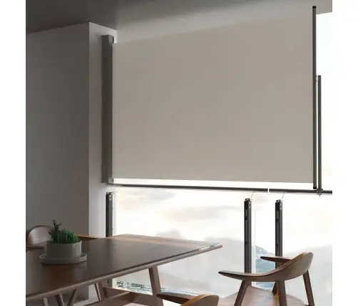 Lahtitõmmatav Terrassi Külgsein, 160 X 300 cm Kreemjas