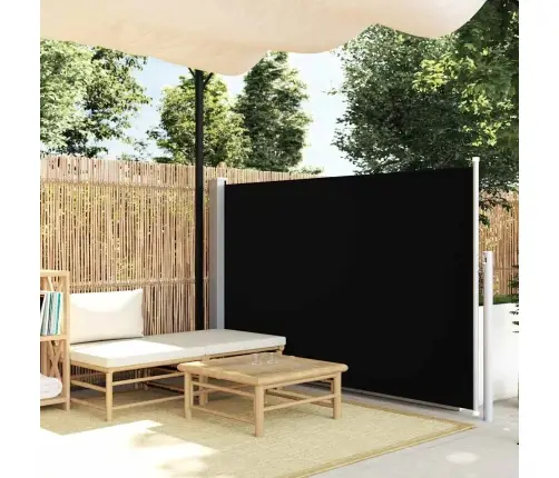 Lahtitõmmatav Külgsein, 140 X 300 cm Must