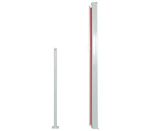 Izvelkama Sānu Markīze, 120X300 Cm, Sarkana Vidaxl