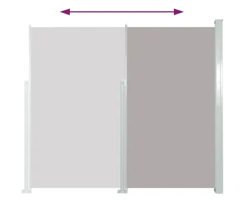 Lahtitõmmatav Külgsein, 120 X 300 cm Hall