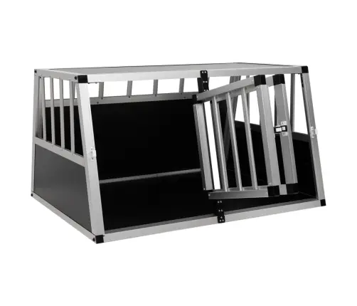 Suņu Būris Ar Dubultām Durvīm, 89X69X50 Cm Vidaxl