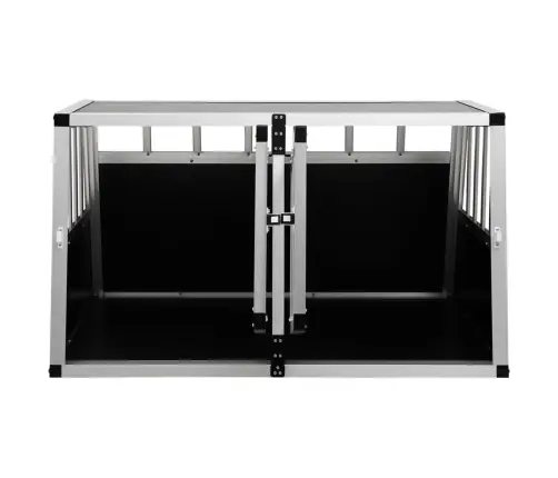 Suņu Būris Ar Dubultām Durvīm, 89X69X50 Cm Vidaxl