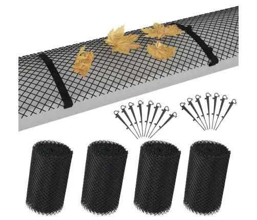 4-Osaline Võrk Vihmaveerennile, Klambritega, Hdpe 1,08 ㎡