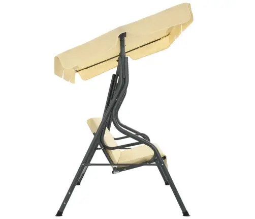 Sodo Sūpynės, Kreminės Baltos Spalvos, 170X110X153 Cm