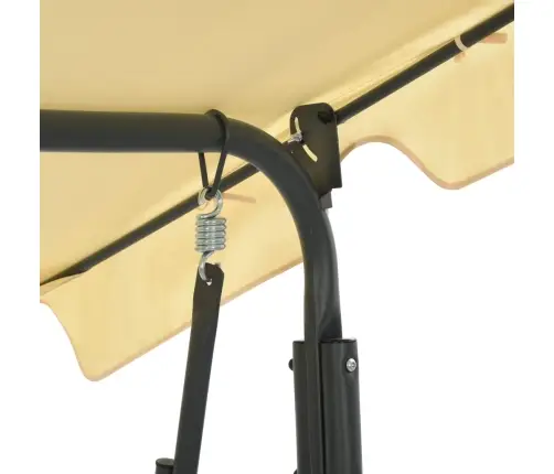 Sodo Sūpynės, Kreminės Baltos Spalvos, 170X110X153 Cm