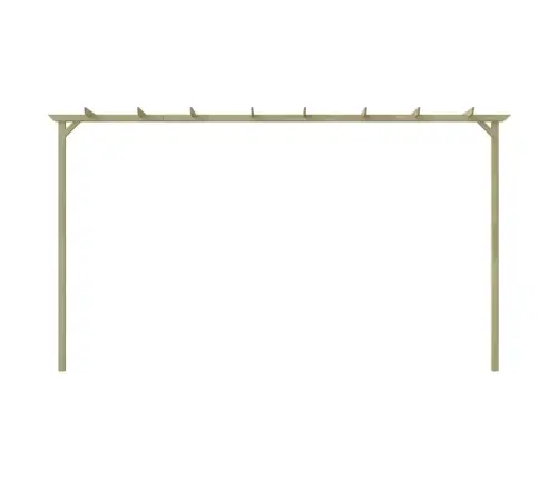 Dārza Pergola, Impregnēts Priedes Koks, 360X200X60 Cm Vidaxl