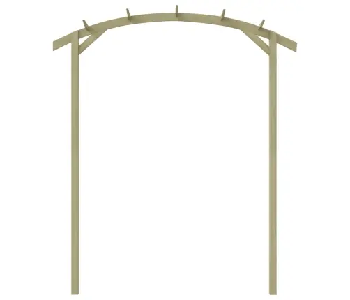 Dārza Pergola, Impregnēts Priedes Koks, 180X210X40 Cm Vidaxl