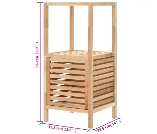 Vannitoakapp, Pähklipuit 39,5 X 35,5 X 86 Cm