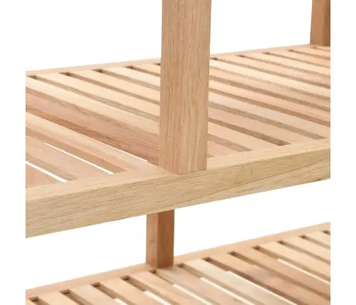 Vannasistabas Plaukts, 100X40X65 Cm, Valriekstu Masīvkoks Vidaxl