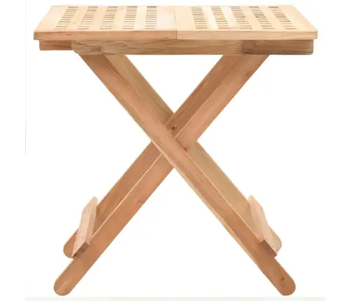 Saliekams Galdiņš, Valriekstu Masīvkoks, 50X50X49 Cm Vidaxl