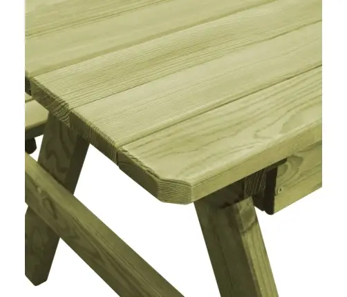 Bērnu Piknika Galds Ar Soliem, 90X90X58 Cm, Impregnēta Priede Vidaxl