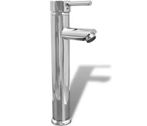 Keraamiline Vannitoa Valamu Koos Segistiga, Ümmargune, Valge