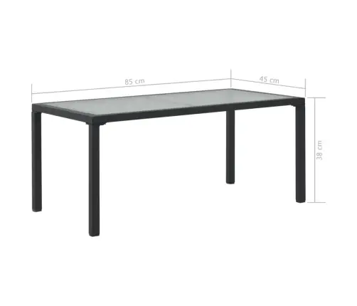 3-Daļīgs Atpūtas Mēbeļu Komplekts Ar Matračiem, Pe, Pelēks Vidaxl