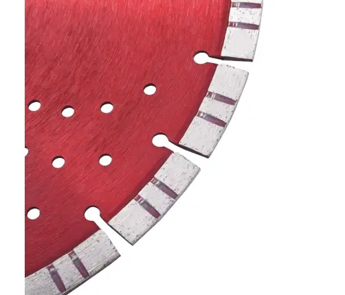 Turbo Deimantinis Pjovimo Diskas Su Angomis, Plienas, 350Mm