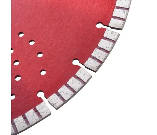 Turbo Deimantinis Pjovimo Diskas Su Angomis, Plienas, 350Mm