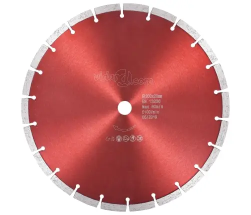 Dimanta Griešanas Disks, Tērauds, 300 Mm Vidaxl