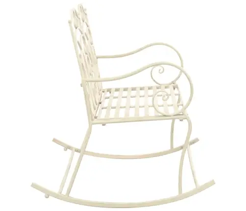 Dārza Sols, 104 Cm, Antīki Balta Dzelzs Vidaxl