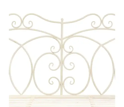 Dārza Sols, 104 Cm, Antīki Balta Dzelzs Vidaxl