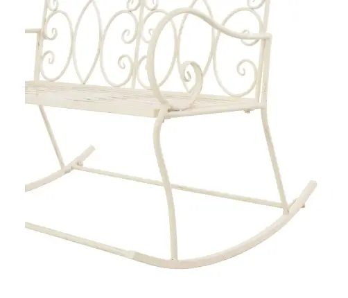 Dārza Sols, 104 Cm, Antīki Balta Dzelzs Vidaxl