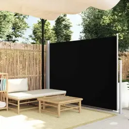 Izvelkama Sānu Markīze, 160 X 500 Cm, Melna Vidaxl