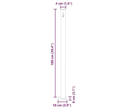 Lahtitõmmatav Külgsein, 160 X 500 cm Punane