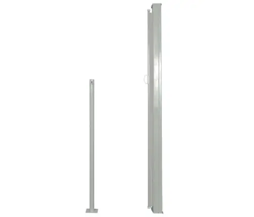 Izvelkama Sānu Markīze, 160 X 500 Cm, Pelēka Vidaxl