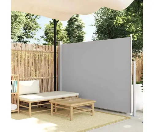 Izvelkama Sānu Markīze, 160 X 500 Cm, Pelēka Vidaxl