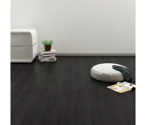 Grīdas Dēļi, Pašlīmējoši, 4,46M², 3Mm, Antracītpelēka Ozola Pvc Vidaxl
