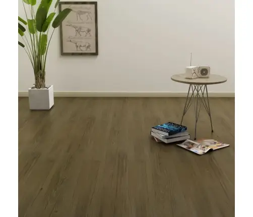 Grīdas Dēļi, Pašlīmējoši, 4,46 M², 3 Mm, Brūns Pvc Vidaxl