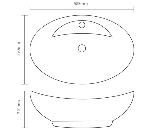 Praust. Su Aps. Nuo Vand. Išsil., 58,5X39X21cm Auks. Sp., Ker.