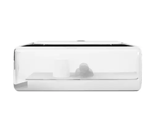 Izlietne Ar Noteci, 41X41X15 Cm, Keramika, Sudraba Krāsa Vidaxl