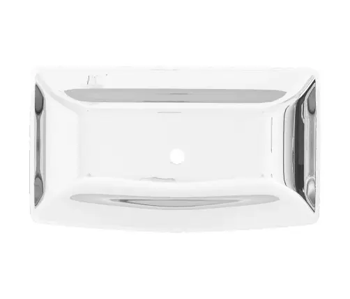 Valamu 71 X 38 X 13,5 cm Keraamiline, Hõbedane