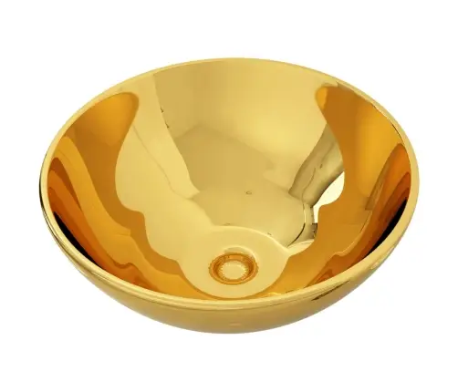 Valamu 32,5 X 14 cm Keraamiline, Kuldne