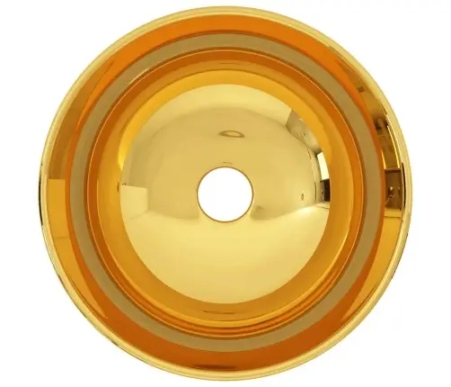 Izlietne, 28X10 Cm, Keramika, Zelta Krāsā Vidaxl