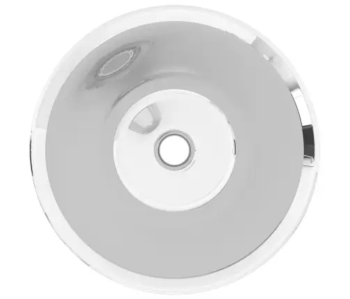 Izlietne, 42X14 Cm, Keramika, Sudraba Krāsā Vidaxl