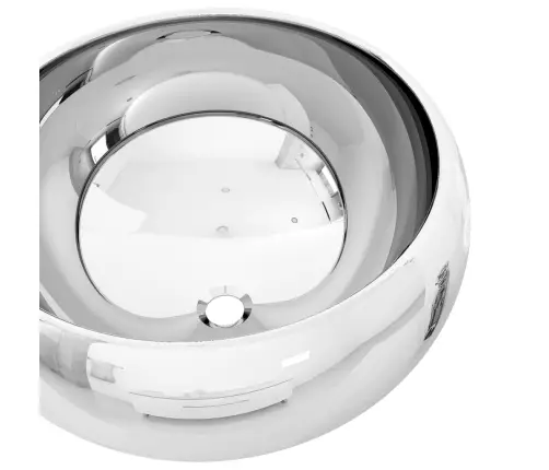 Valamu 40 X 15 cm Keraamiline, Hõbedane